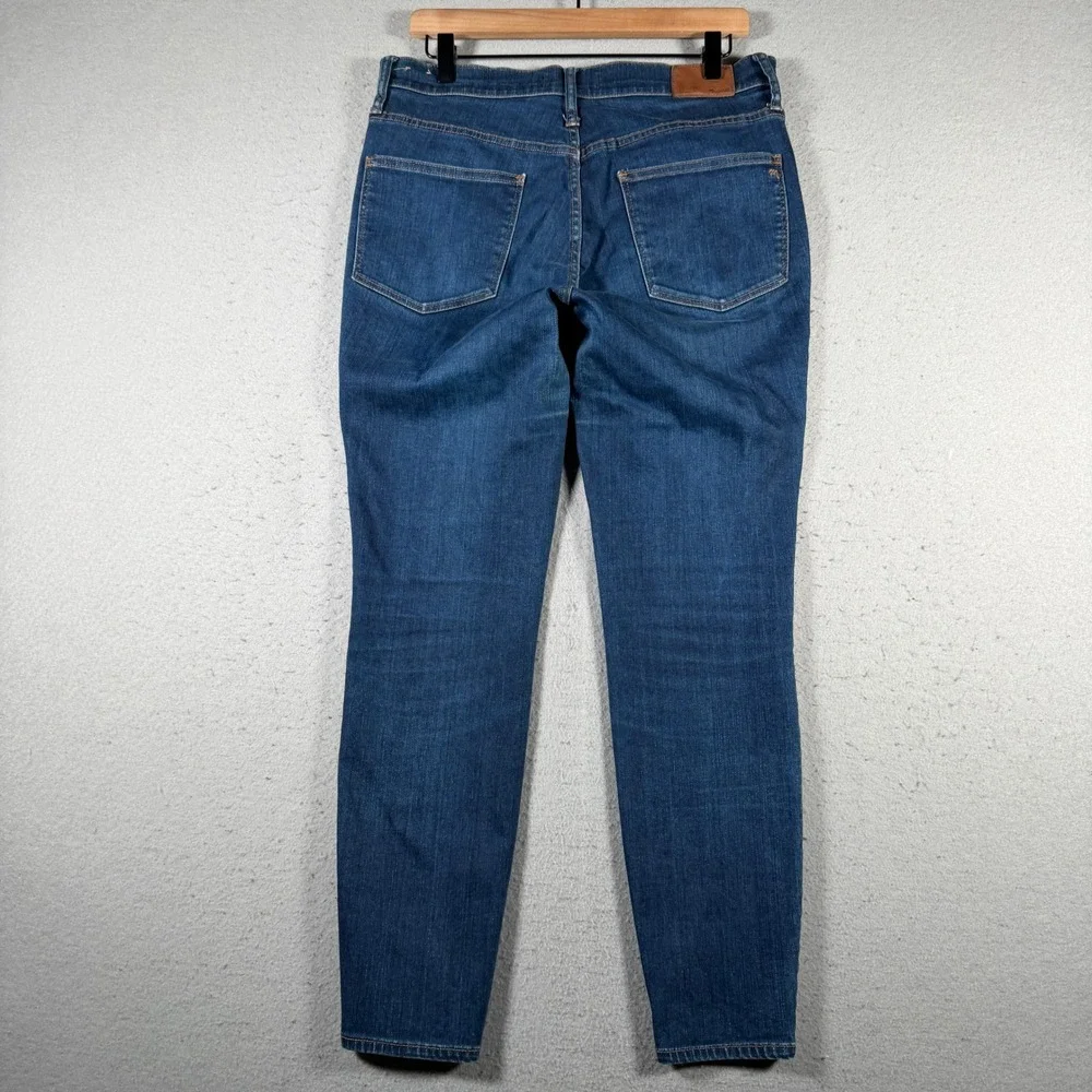 Madewell High Riser Skinny Jeans Dark Wash Blue B7131 Womens Size 31 Stretch‎